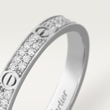 CRB4218000 LOVE ring SM Yellow gold diamonds Cartier
