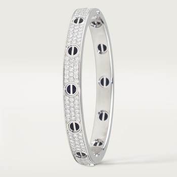 #LOVE# bracelet, classic model, paved, ceramic #LOVE# bracelet, classic model, paved, ceramic