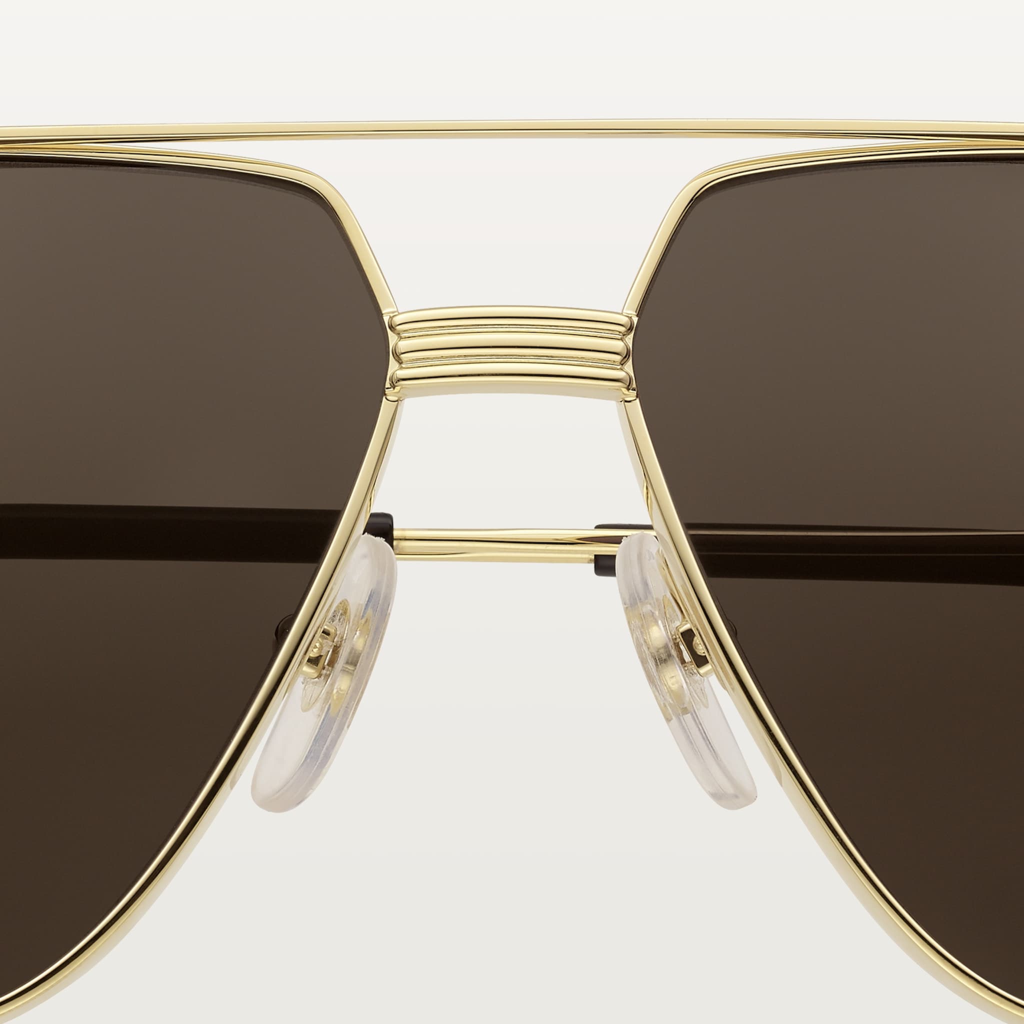 CRESW00543 - Première de Cartier sunglasses - Smooth golden-finish