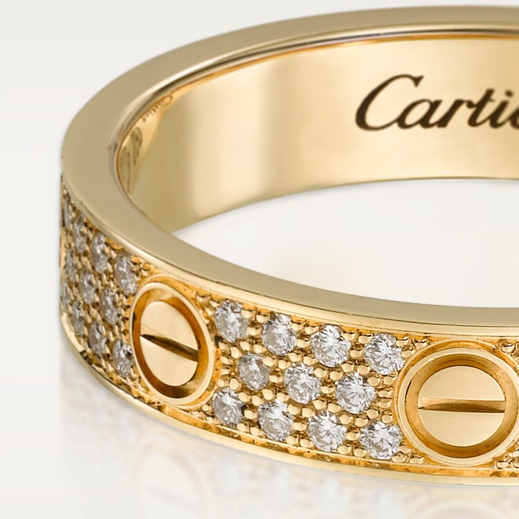 Cartier love discount band diamond
