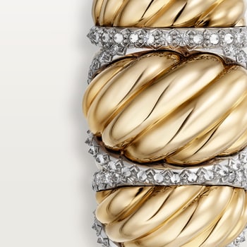 Cartier Libre Tressage ring, diamonds  Cartier Libre Tressage ring, diamonds