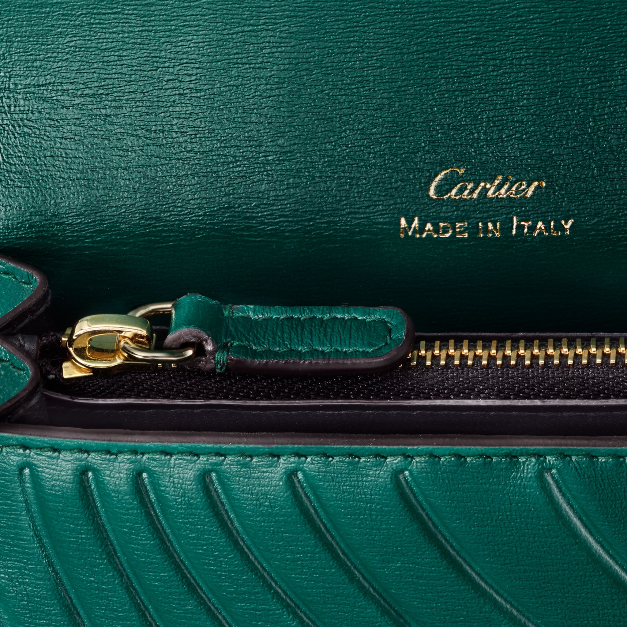 Business card holder with zipper, Panthère de Cartier