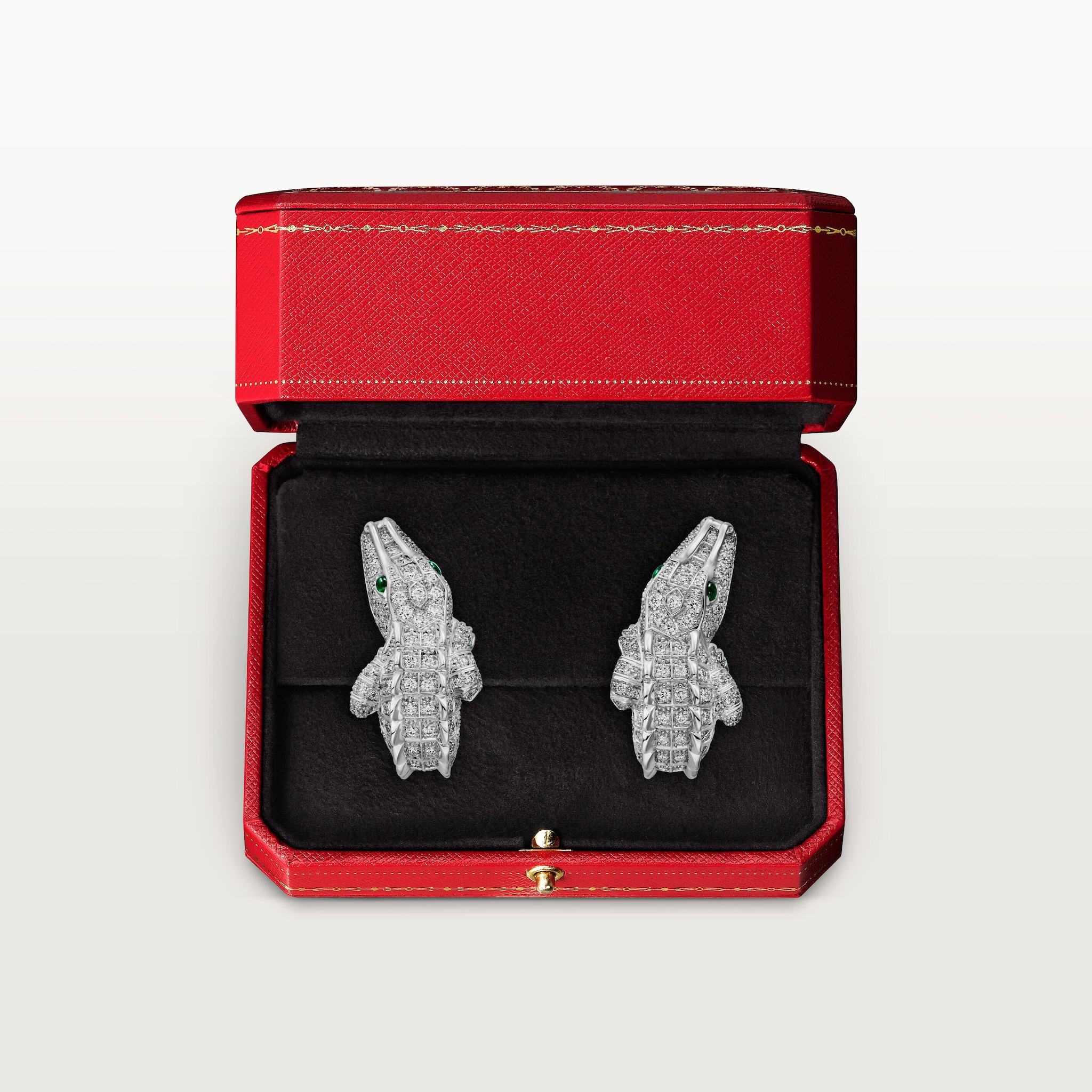 Faune et Flore de Cartier earrings, paved, image 5