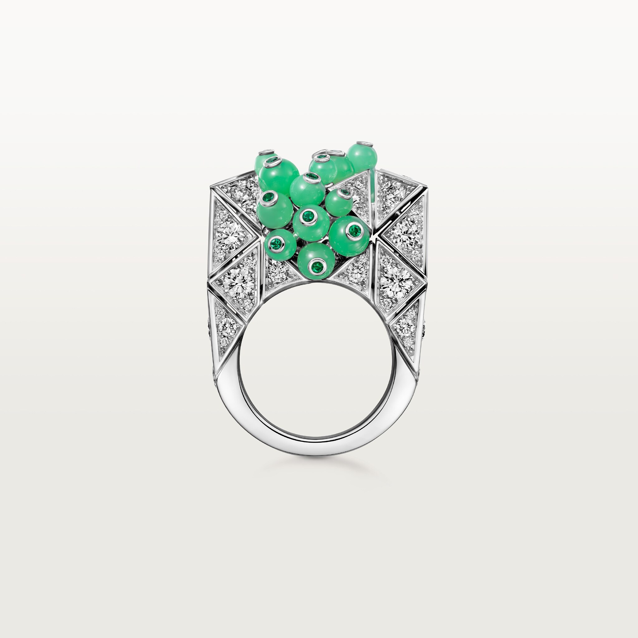 Cartier Libre Tuttitutti ring, chrysoprase