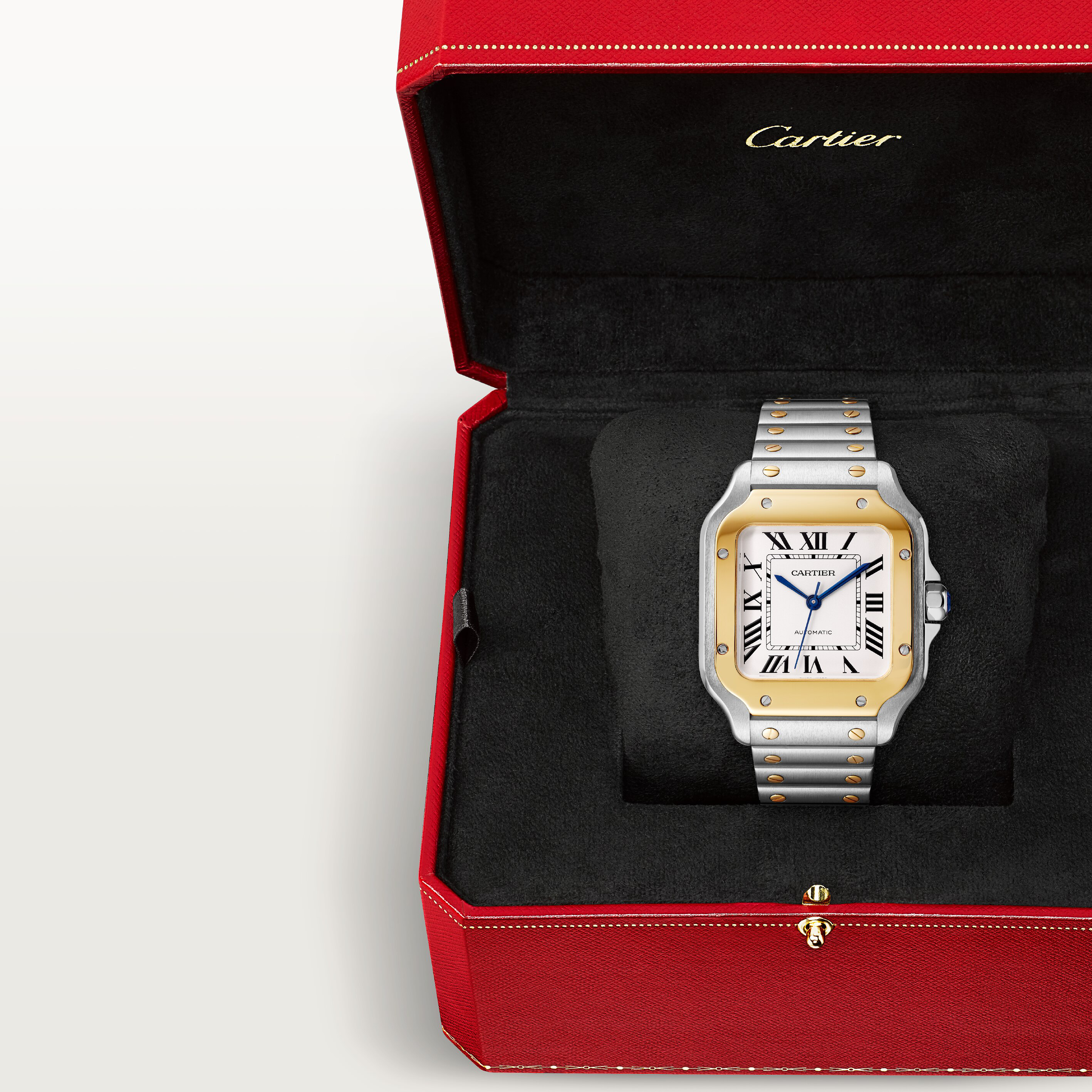 cartier santos gold medium