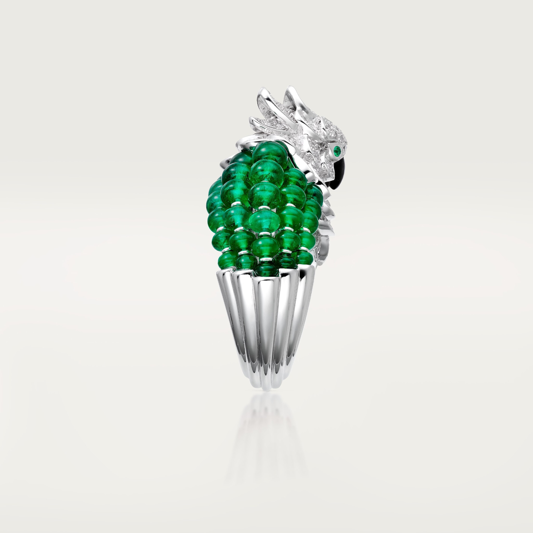 Faune et Flore de Cartier y&uuml;z&uuml;k, z&uuml;mr&uuml;t boncuklar, pave, resim 7