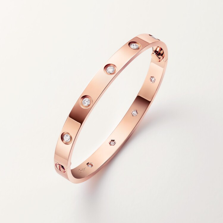 LOVE bracelet classic model 10 diamonds