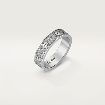 #LOVE# ring, small model, paved #LOVE# ring, small model, paved