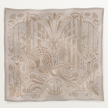 Shawl, Panthère Art Déco Shawl, Panthère Art Déco