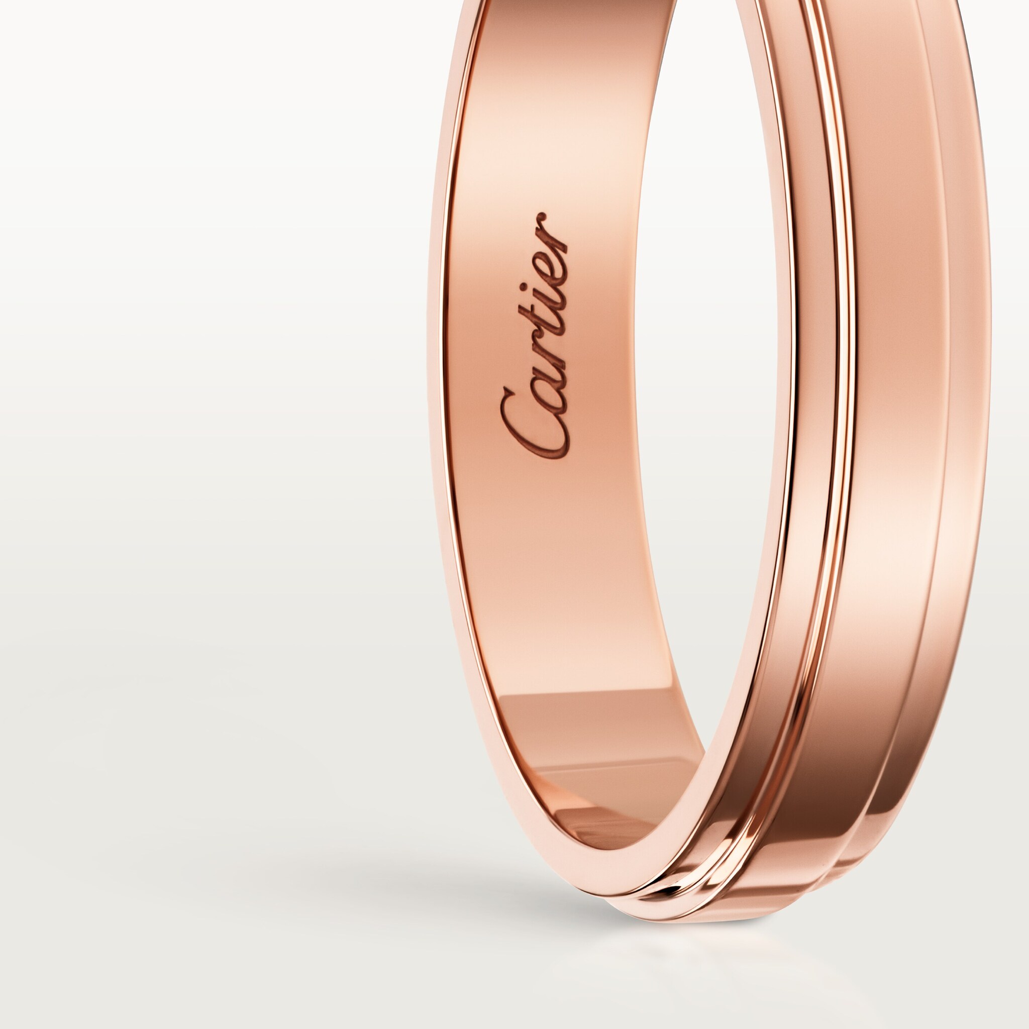 까르띠에 다무르 웨딩 링, 폭 3.5mm