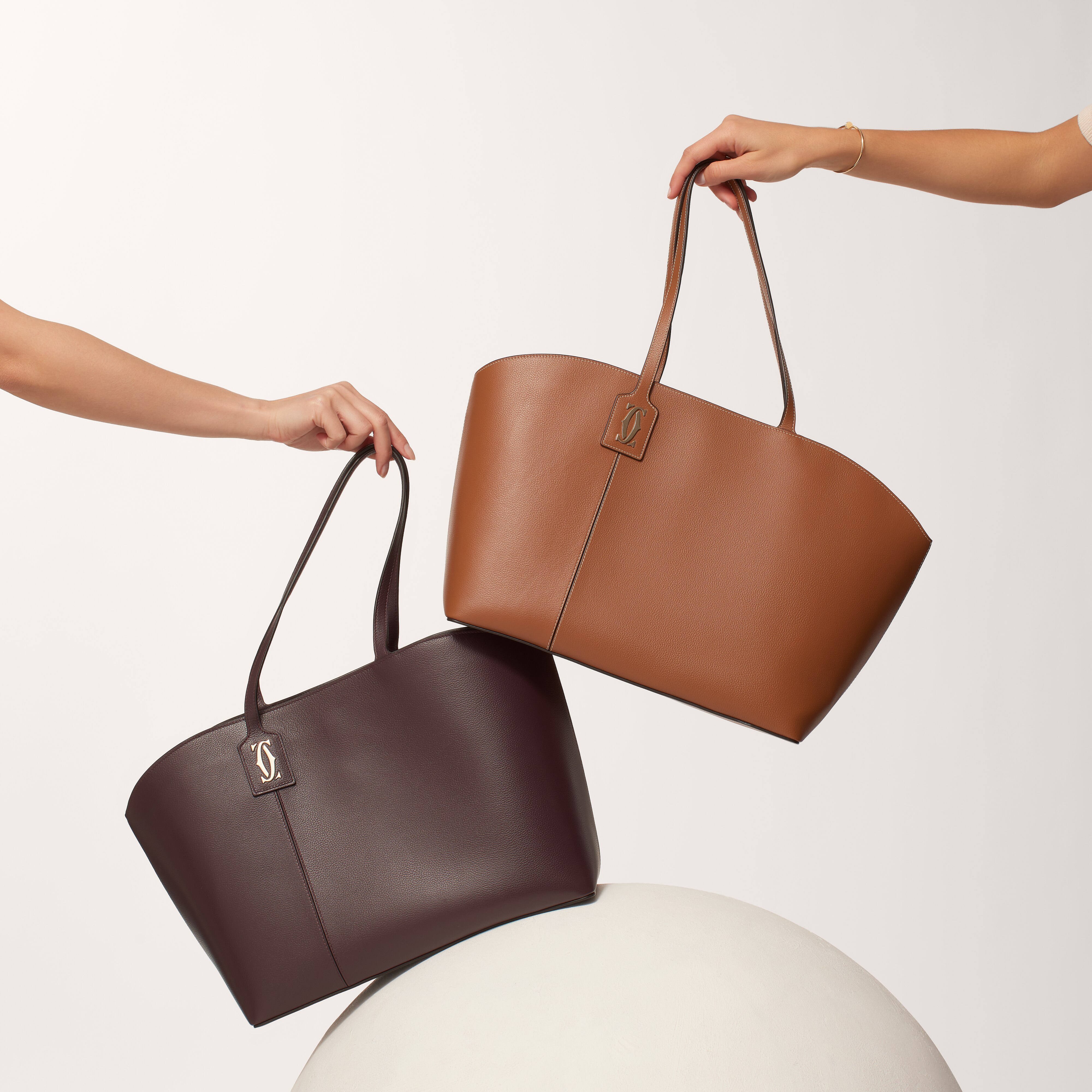 Tote bag, C de Cartier