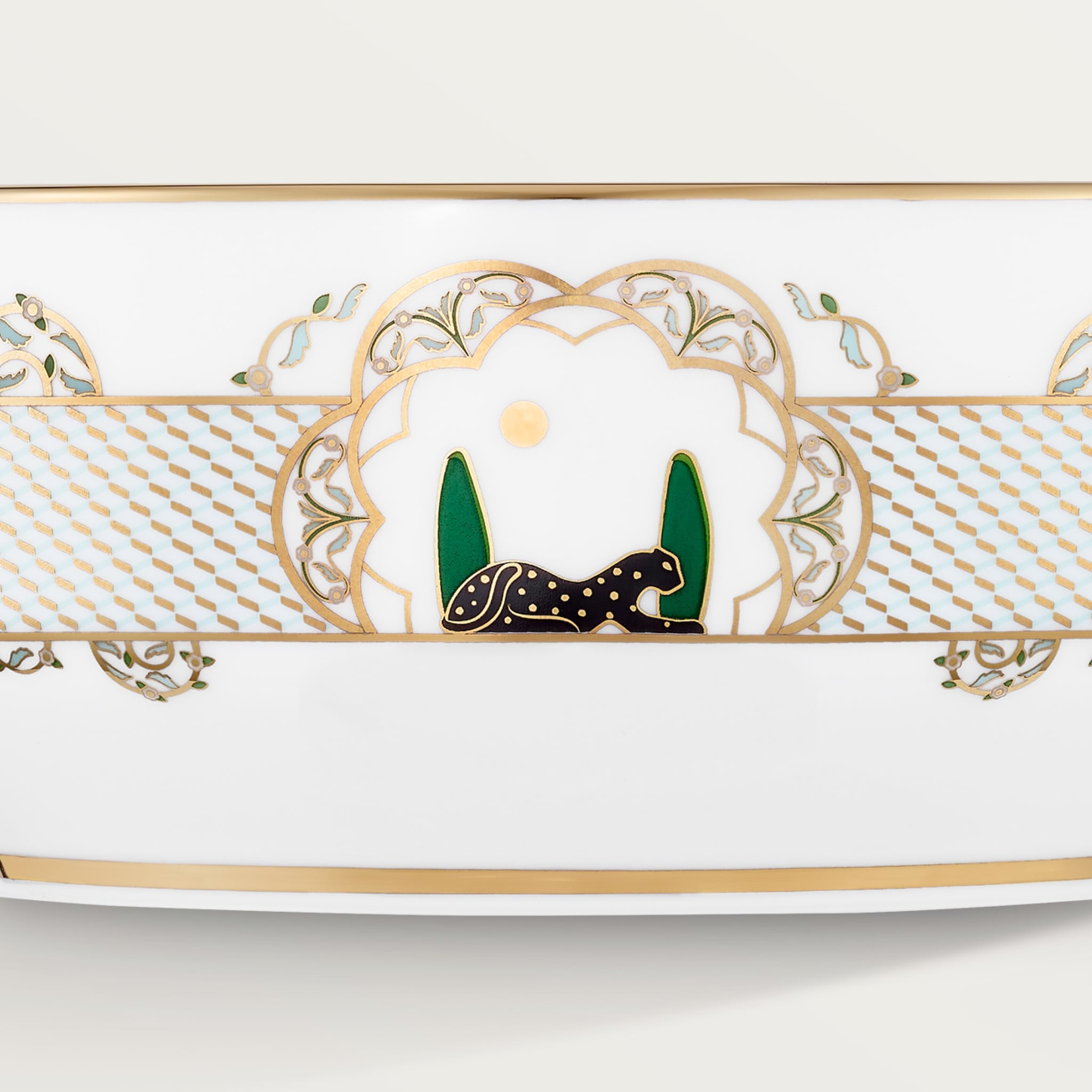 Set of two Panth&egrave;re de Cartier bowls