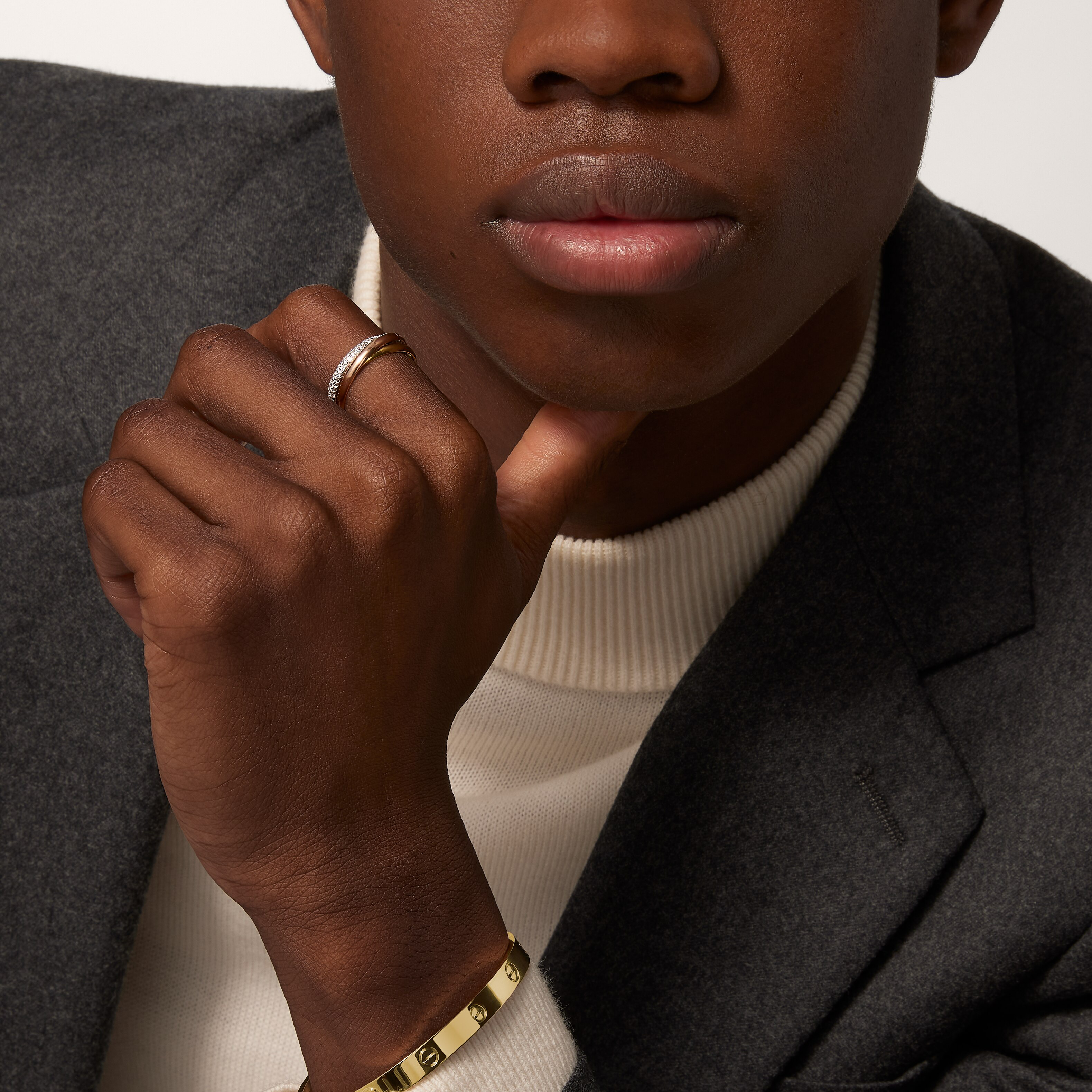 Ciel Cartier トリニティリング スモールモデル 55号 Trinity ring, small model