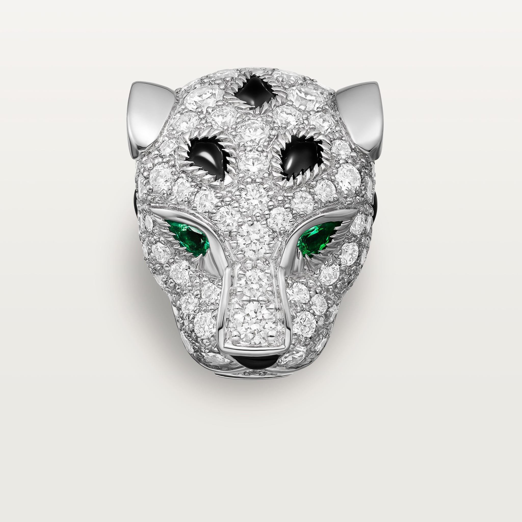 Panth&egrave;re de Cartier stud earrings, paved, image 5