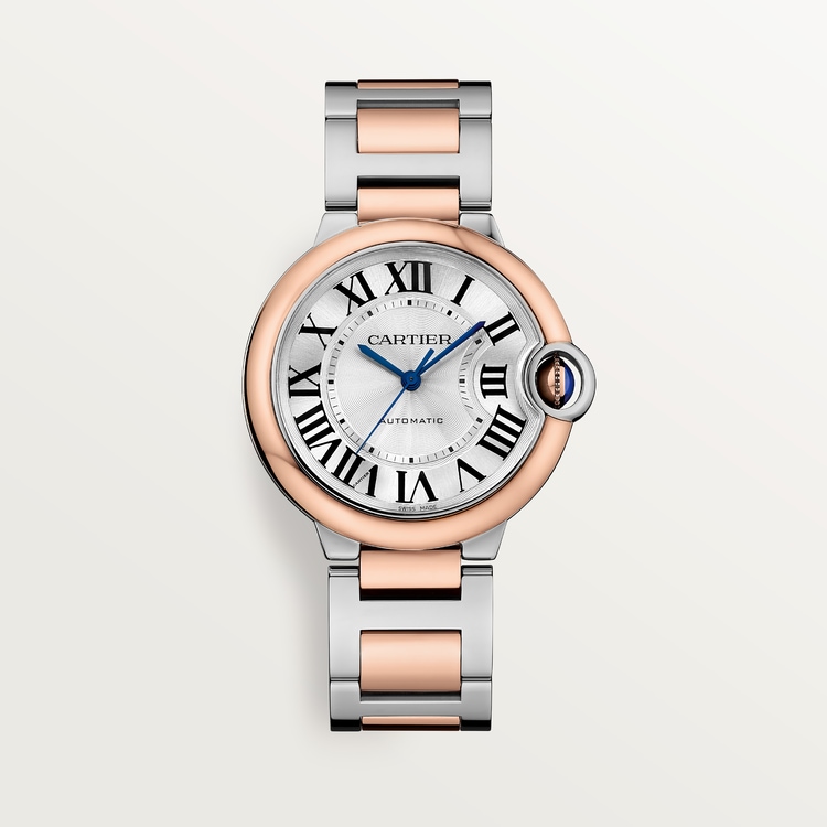 Cartier rose gold watch deals