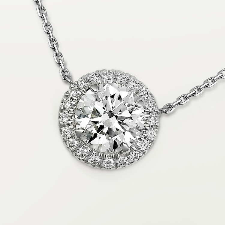 CRN7424301 Cartier Destin e necklace White gold diamonds