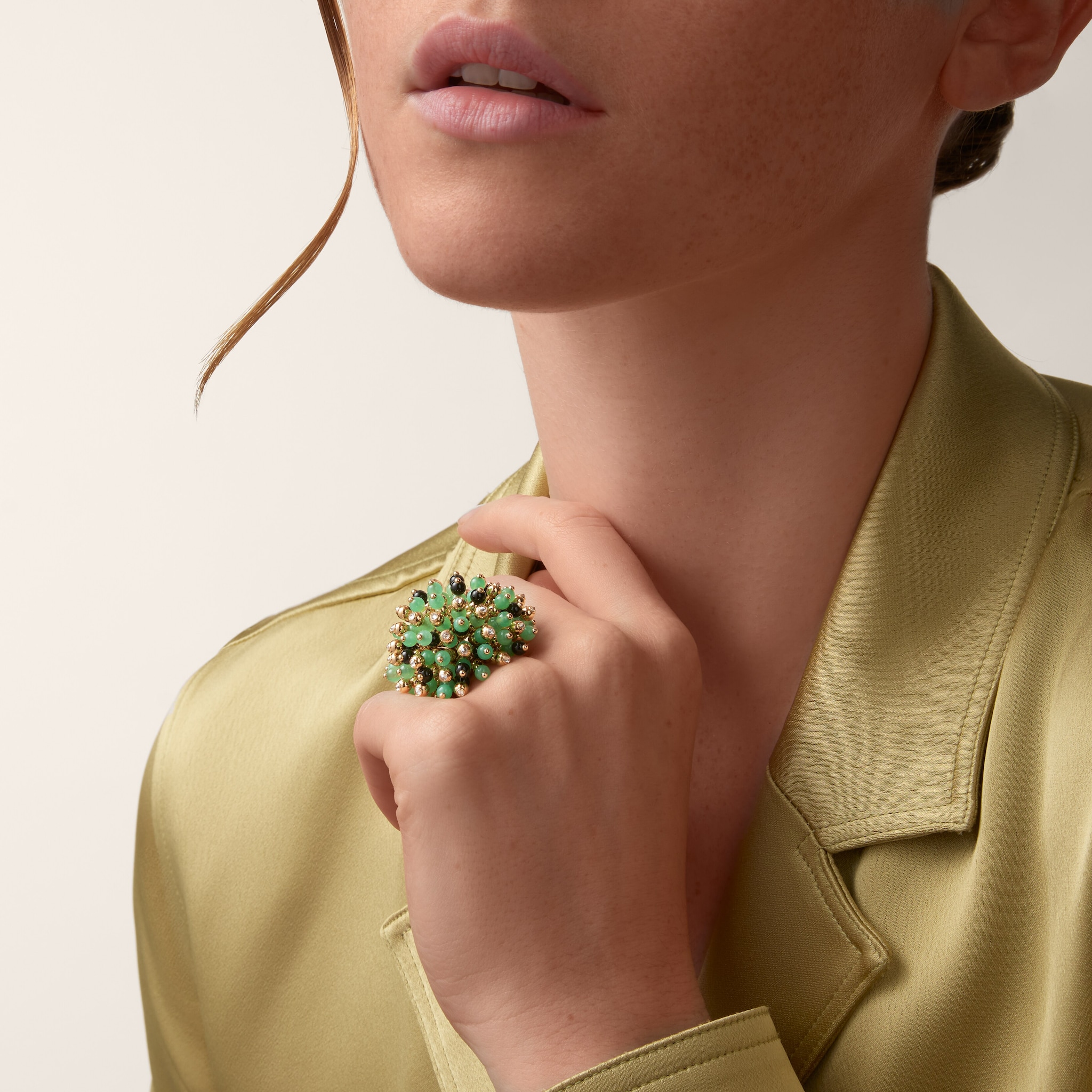 Cartier Libre Tuttitutti ring, chrysoprase