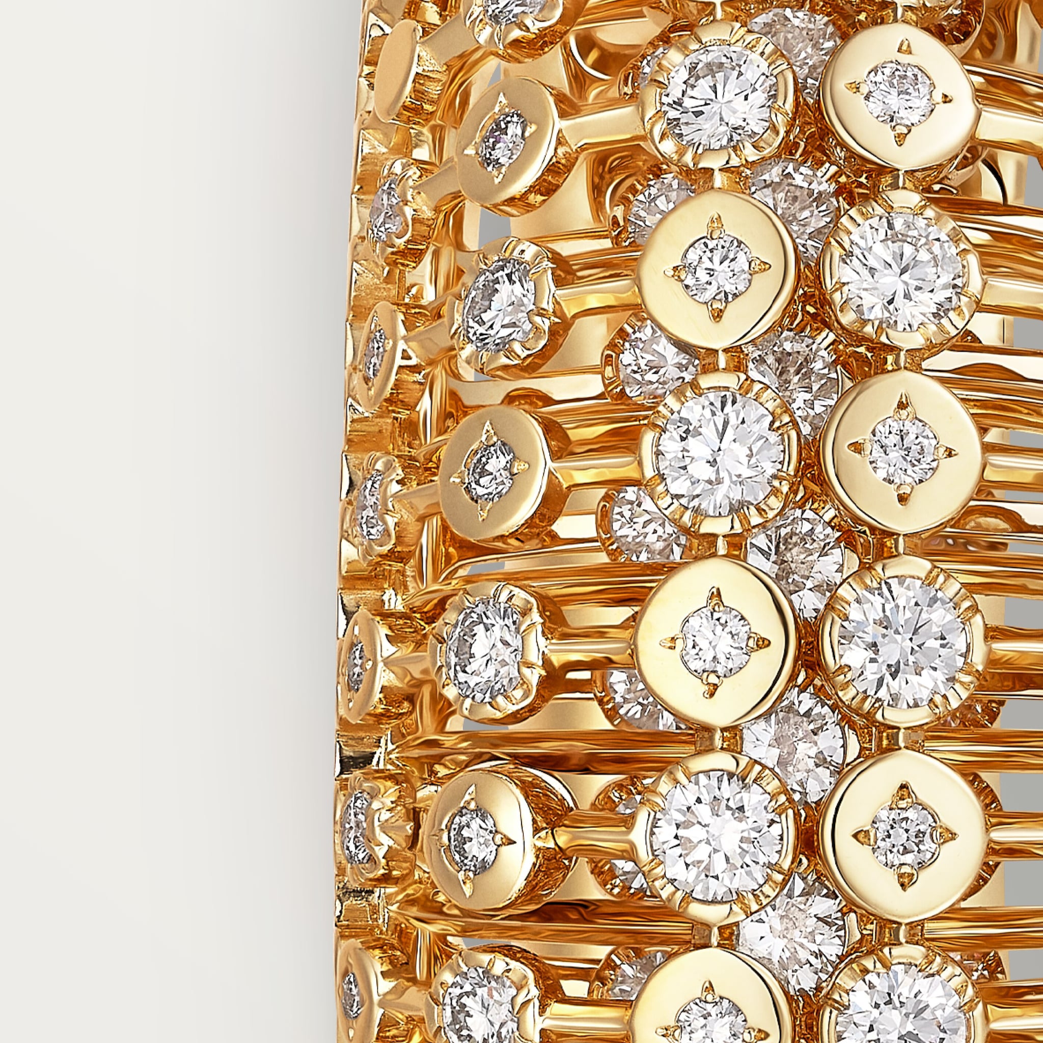 Cartier Libre Polymorph bracelet, transformable, diamonds