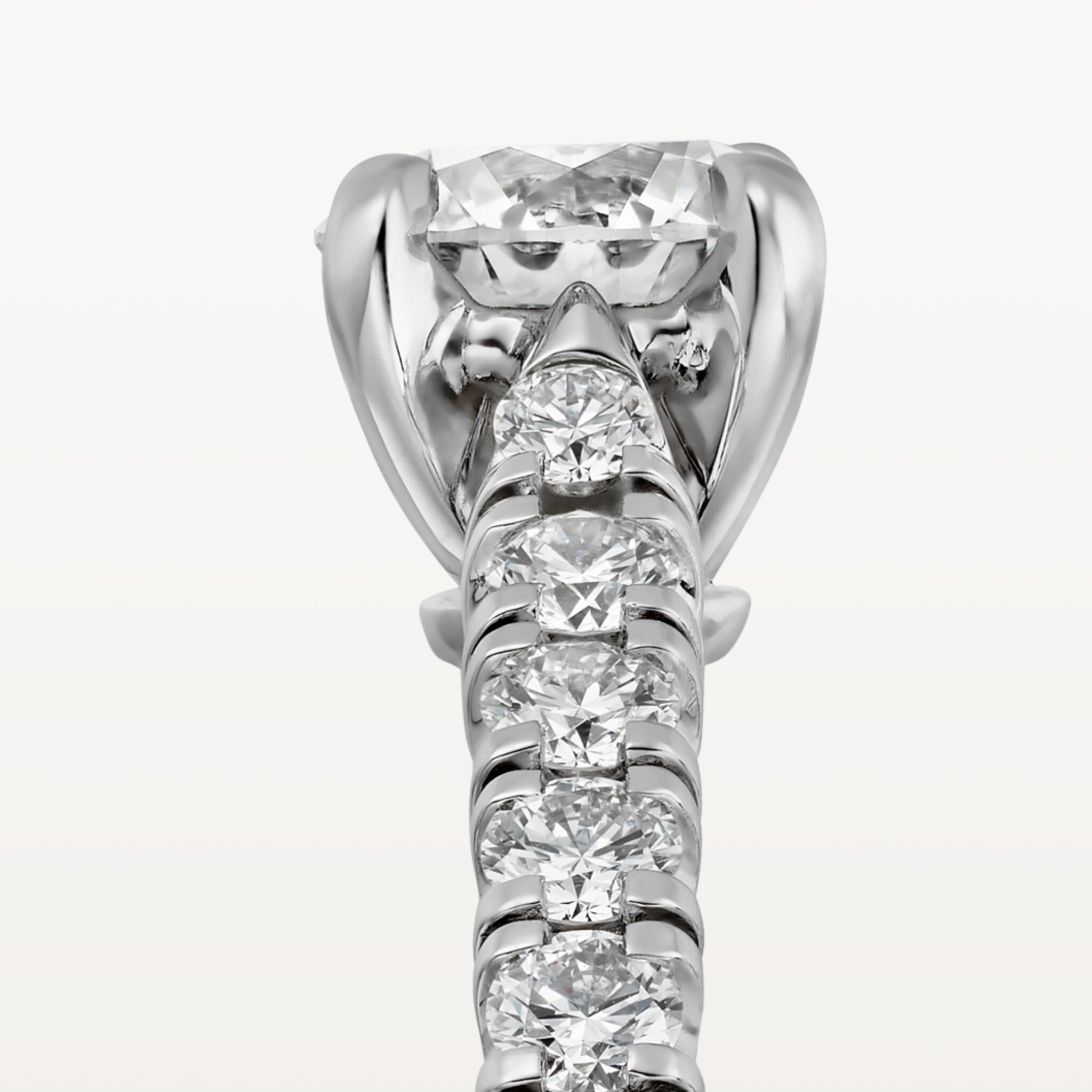 1895 solitaire, brilliant-cut diamond, paved , image 8