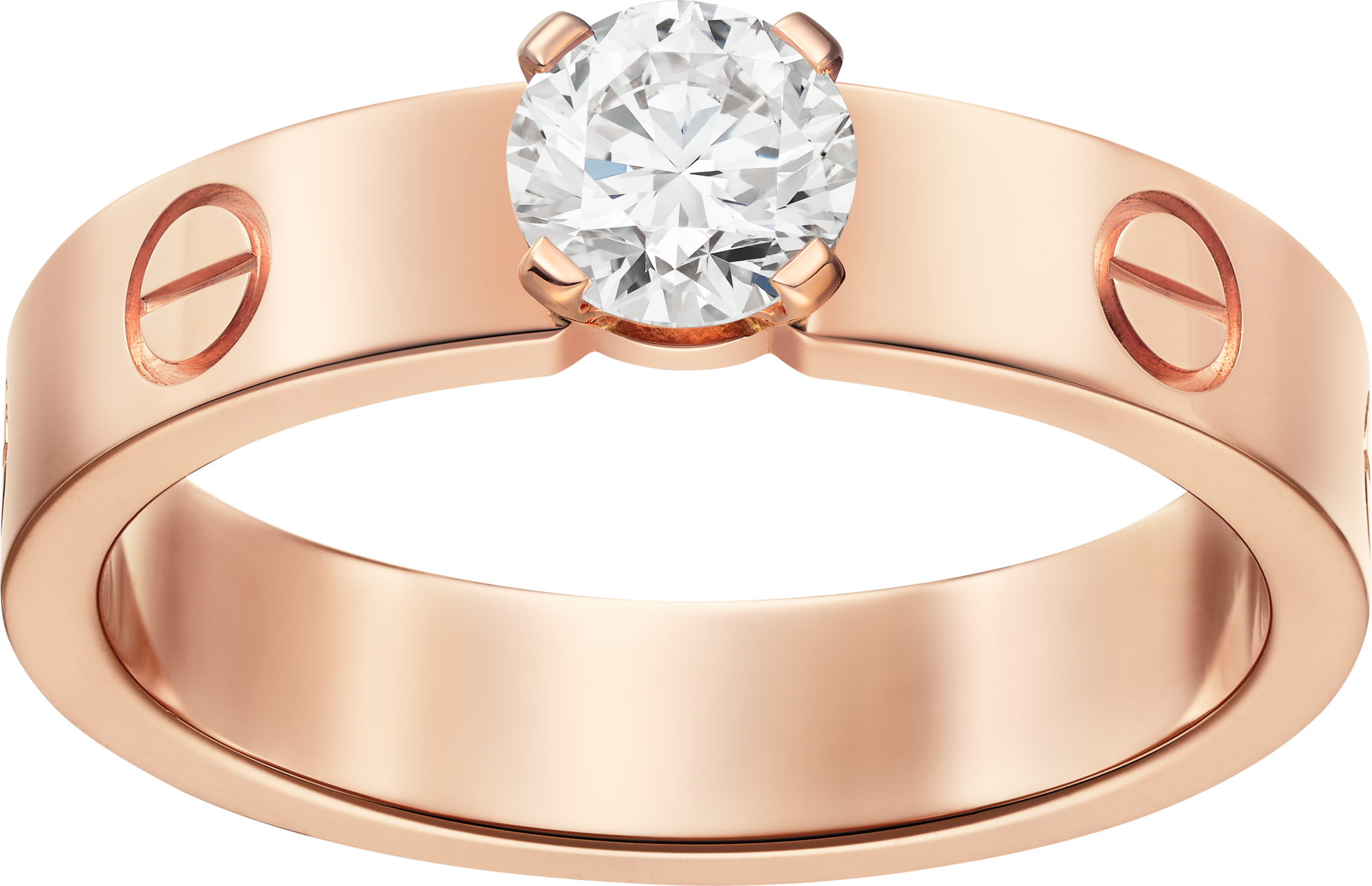 #LOVE# solitaire, brilliant-cut diamond, image 1