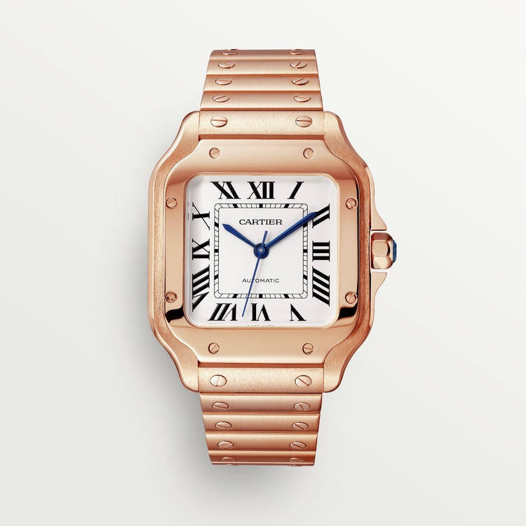 Santos rose gold best sale