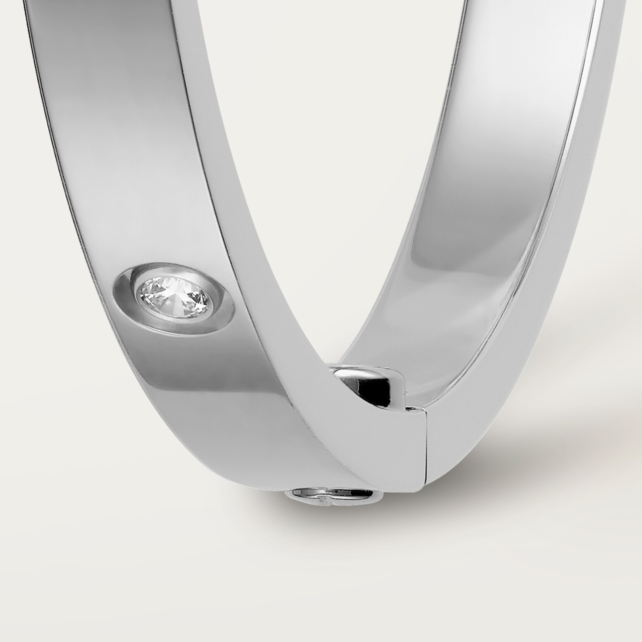 #LOVE# bracelet, small model, 10 diamonds, image 3