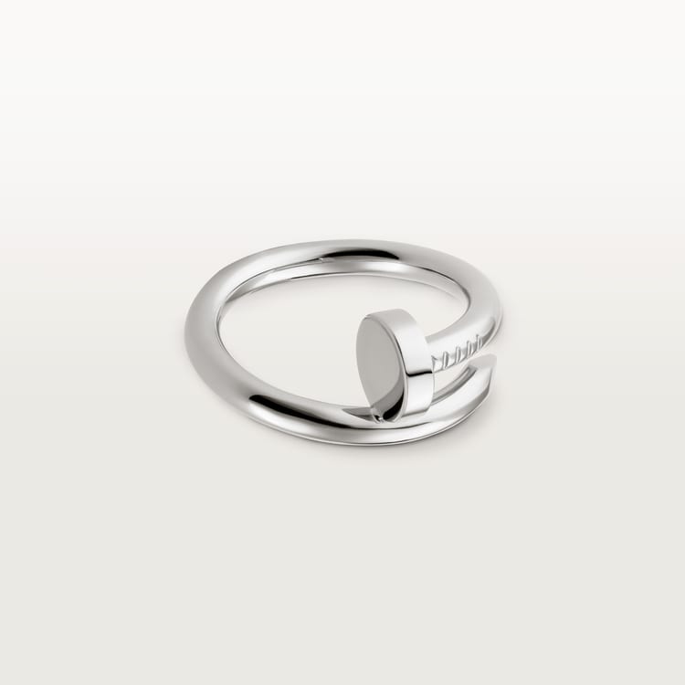 Cartier nail ring white gold best sale