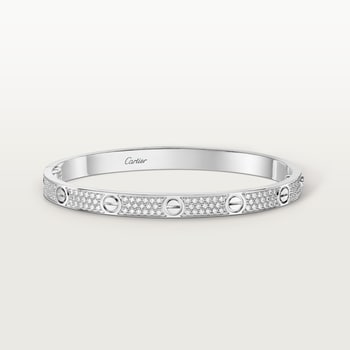 #LOVE# bracelet, medium model, paved #LOVE# bracelet, medium model, paved