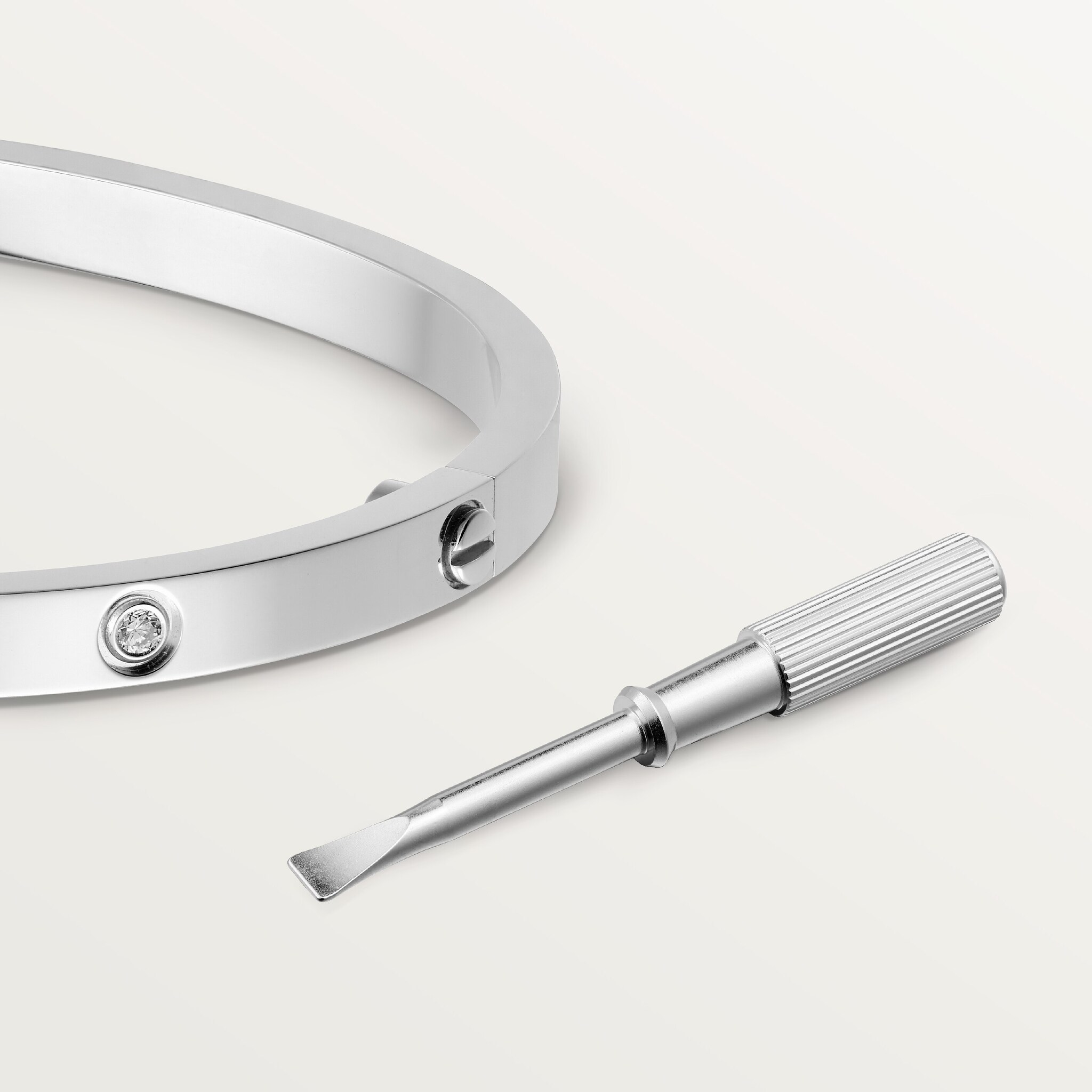 #LOVE# bracelet, small model, 10 diamonds, image 6