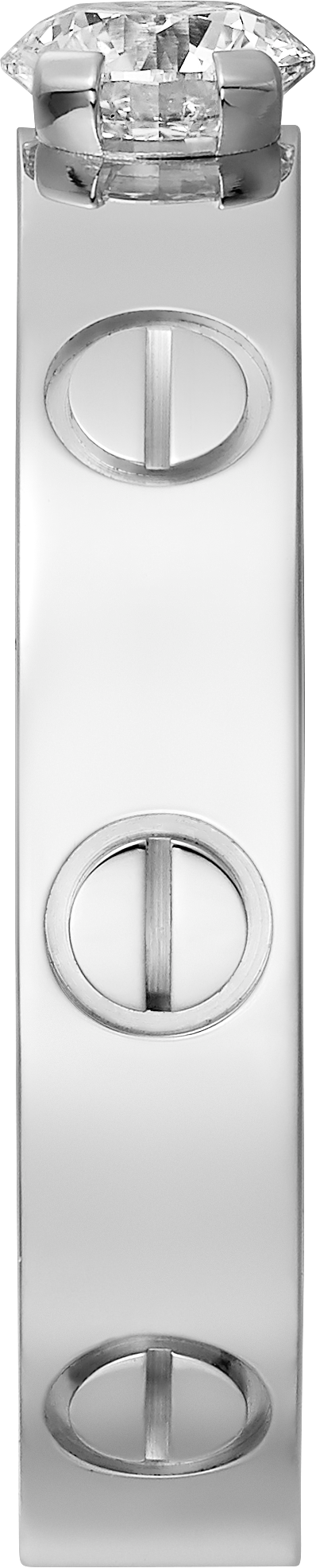 5 صورة ،خاتم سوليتير #LOVE#، ماسة بقطع بريانت الحديث البرّاق