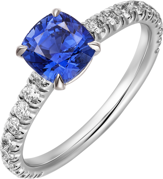 Cartier solitaire top 1895 sapphire price