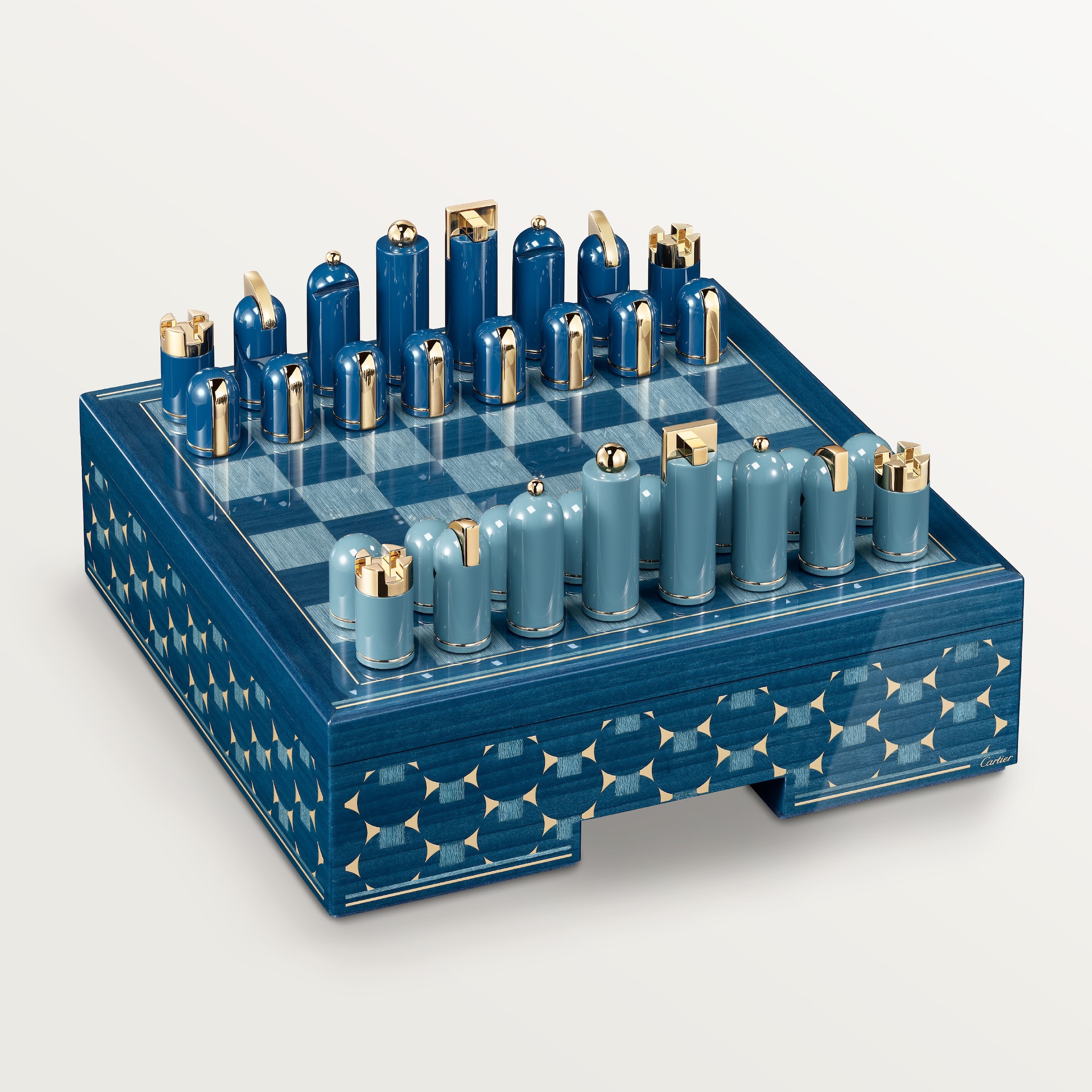 Cartier G&eacute;om&eacute;trique Chess Set