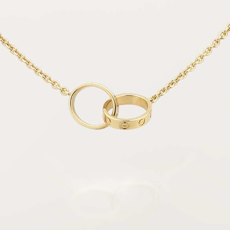 Cartier interlocking love necklace Clearance