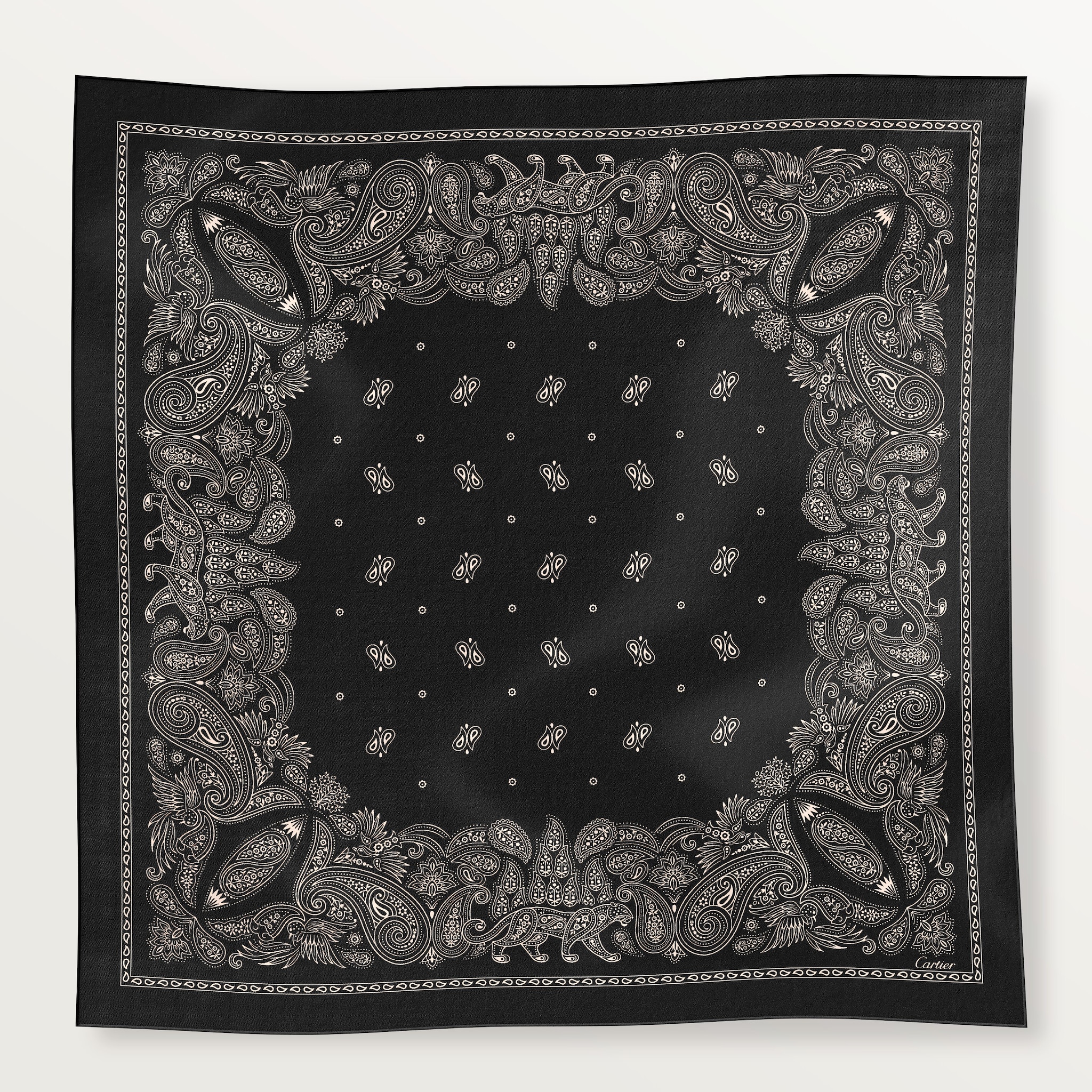 Bandana, Double C paisley, image 1