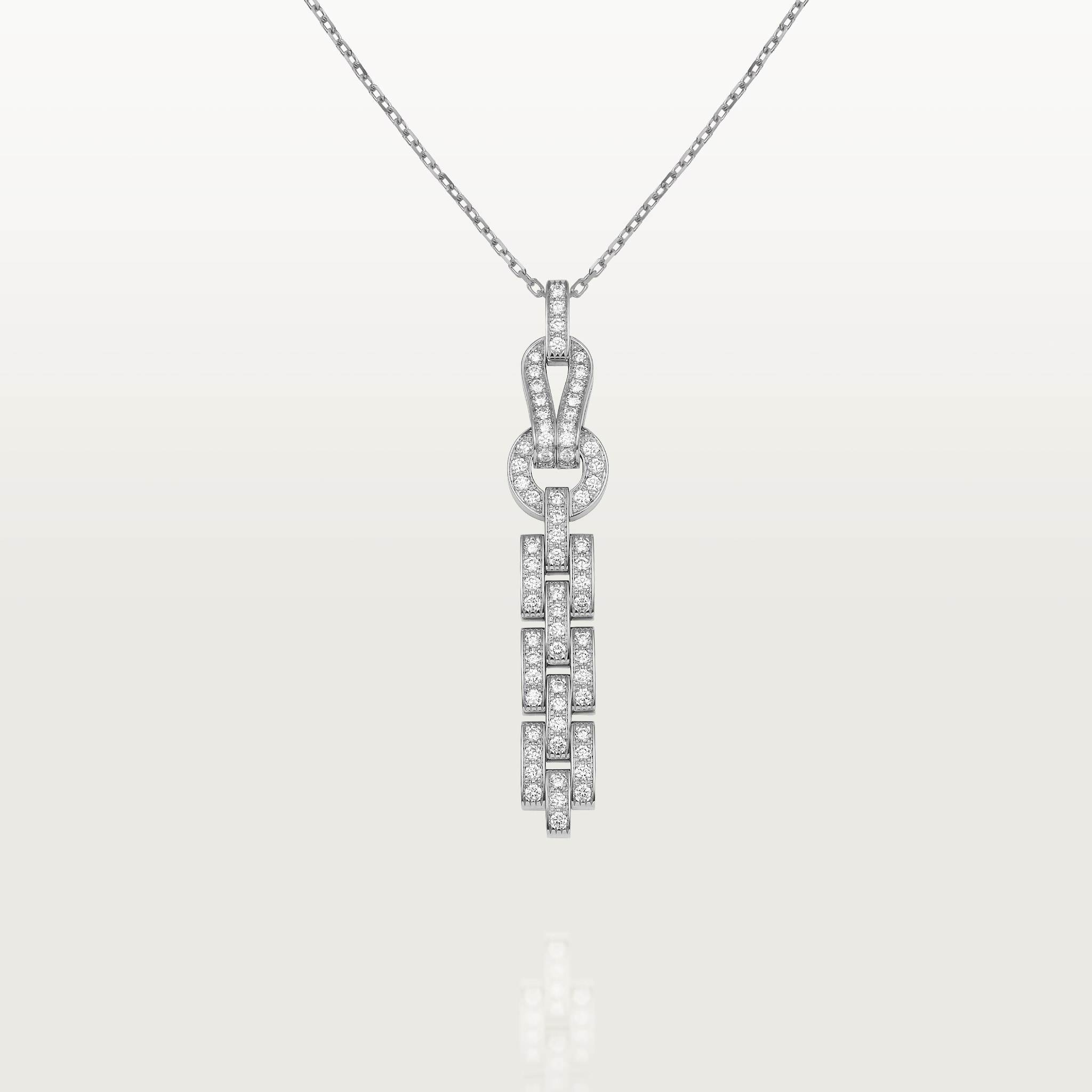 Agrafe pendant, paved 