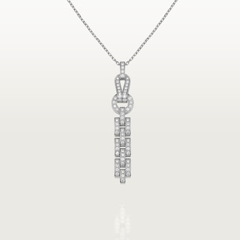 Agrafe pendant, paved  Agrafe pendant, paved