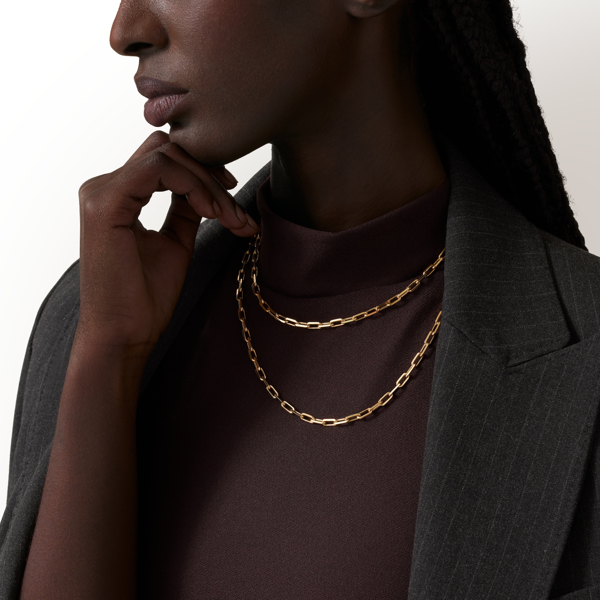 Santos de Cartier long necklace, chain, small model