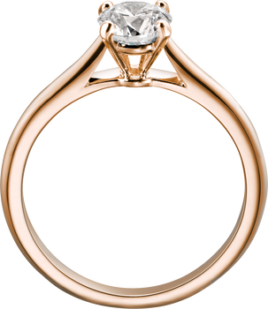 Cartier diamond solitaire ring deals