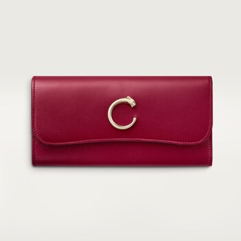 深みのある上品な色合いが美しい☆MINI WALLET C DE CARTIER Mini wallet, Panthère C de Cartier