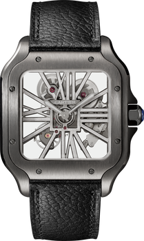 Santos de Cartier skeleton watch Santos de Cartier skeleton watch