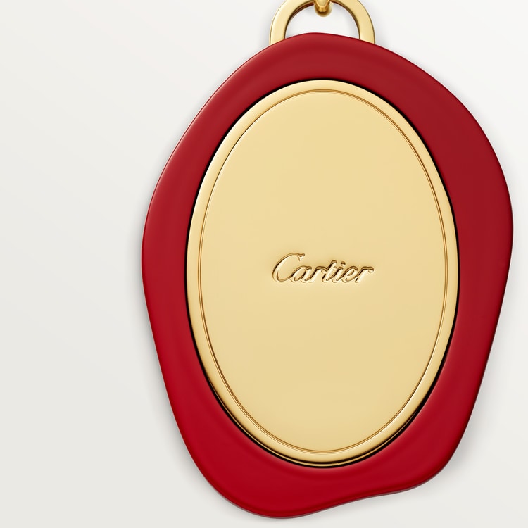 CROG000465 - Diabolo de Cartier key ring with wax seal motif CROG000465 - Diabolo de Cartier key ring with wax seal motif