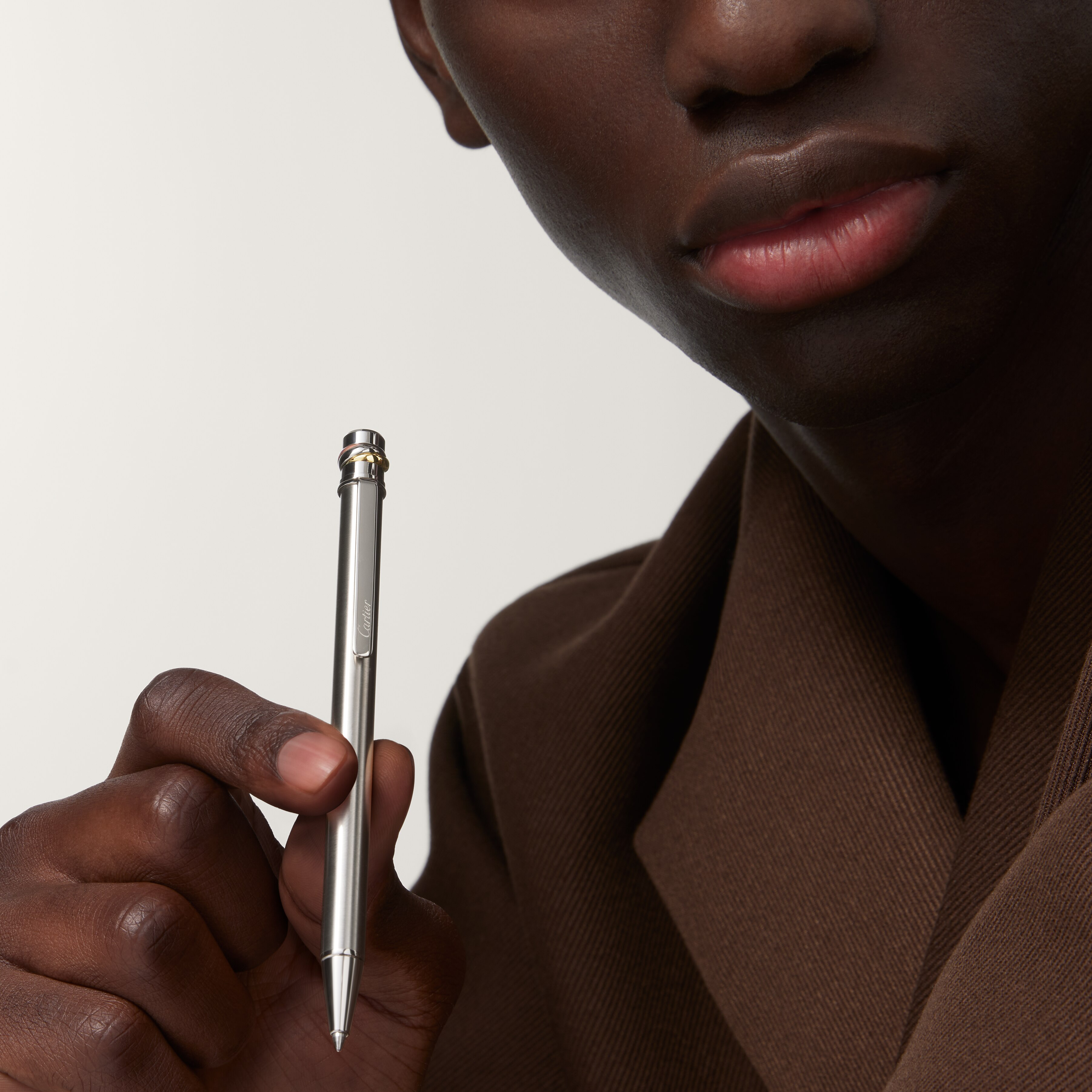 Candy【Cartier】トリニティ　ボルドー&ゴールド⑫ cartier-trinity-band-in-18k-