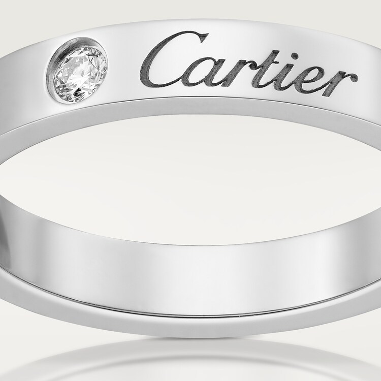 C de cartier wedding band platinum Clearance