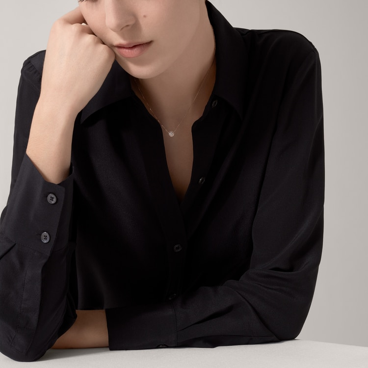 CRN7424303 Cartier Destin e necklace Rose gold diamonds Cartier