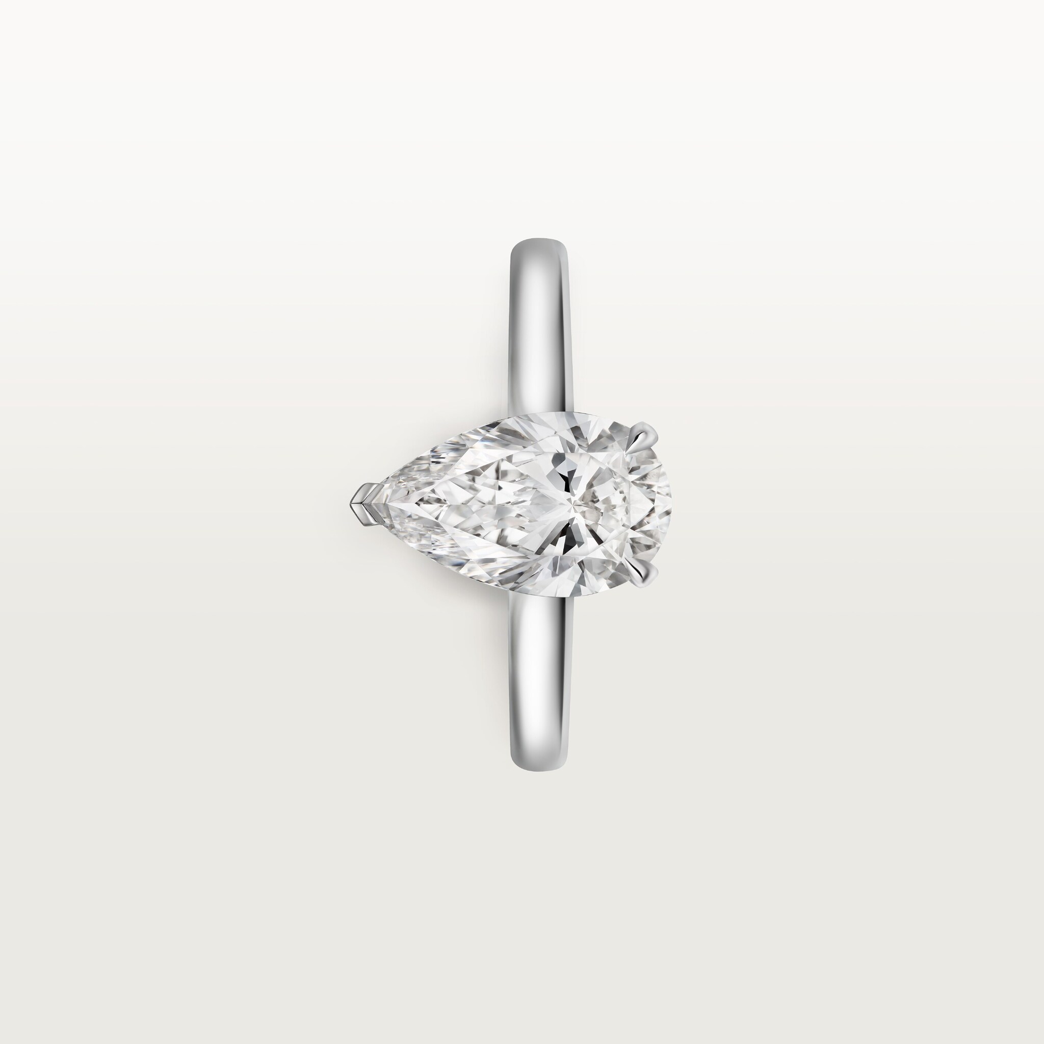 1895 solitaire, pear-shaped diamond, image 11