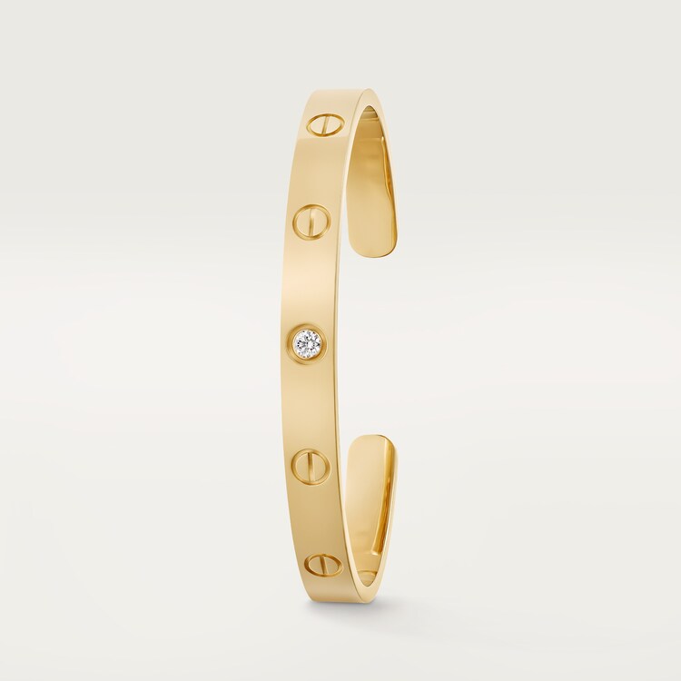 CRB6029817 LOVE bracelet 1 diamond Yellow gold diamond Cartier