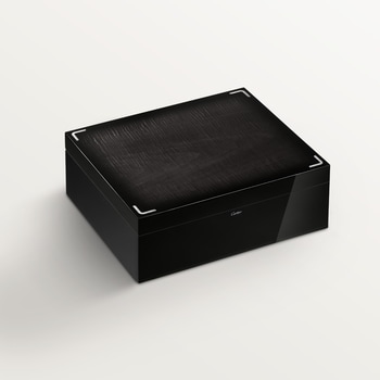 Santos de Cartier six watch and cufflink box Santos de Cartier six watch and cufflink box