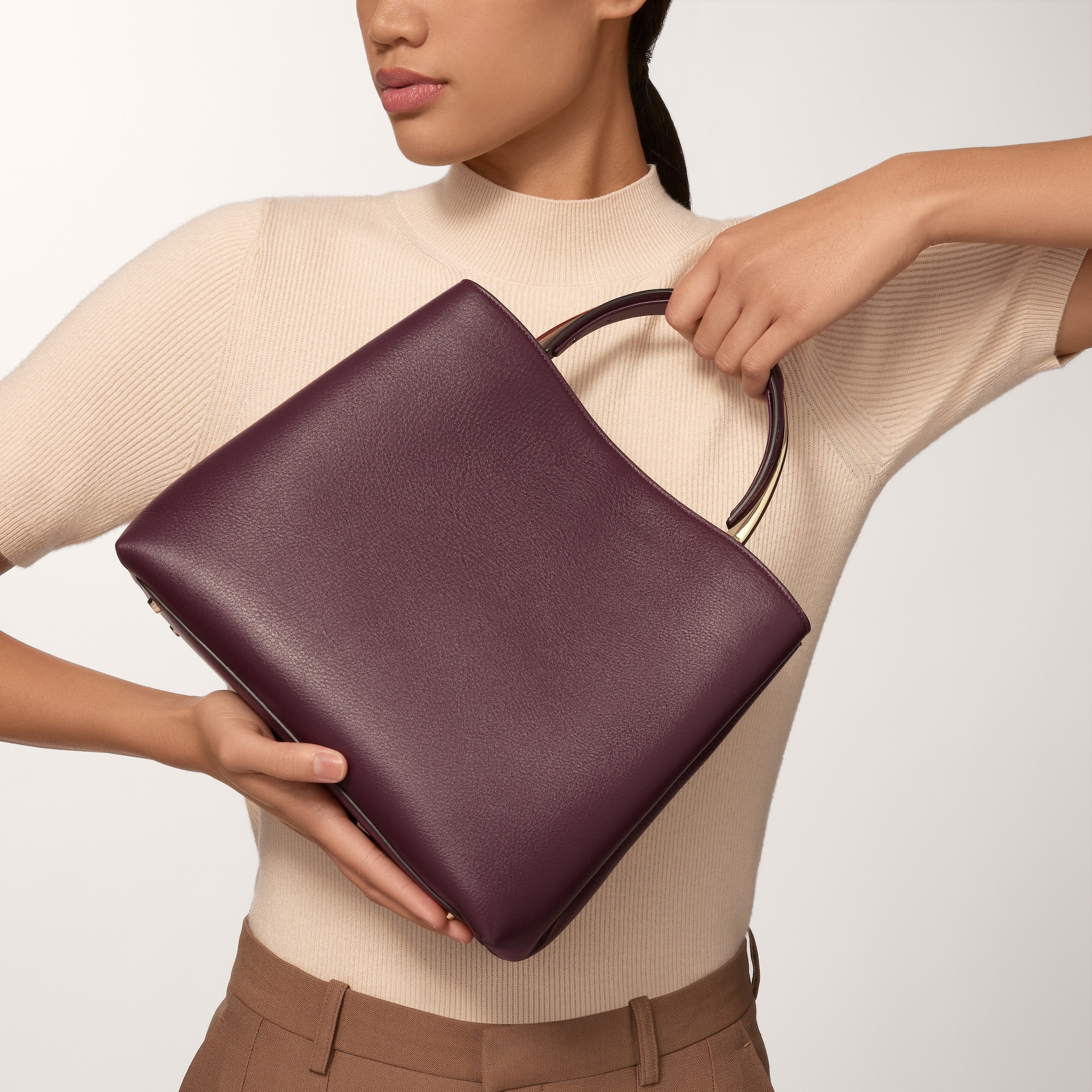 Medium model handle bag, Panthère Double de Cartier