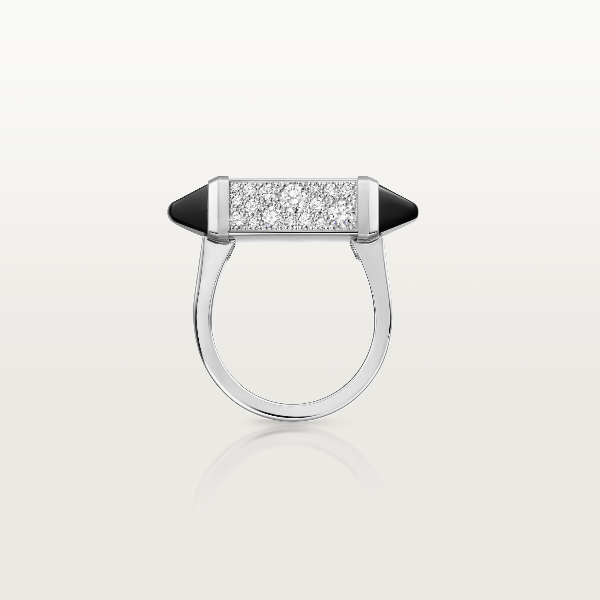 Les Berlingots de Cartier ring, semi-paved