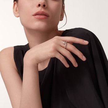 Juste un Clou ring, classic model, diamonds Juste un Clou ring, classic model, diamonds